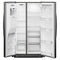 Whirlpool WRSC5536RV Side By Side Refrigerators Black Stainless Finish – Angle View