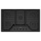 Whirlpool WCGK5036PB Gas Cooktops Black Front View