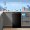 MIDEA MDF18A1ABB Built-In Dishwashers Black – Lifestyle Photo