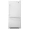 Amana ABB1924BRW Bottom Freezer Refrigerators White-On-White Front View