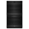 Whirlpool WOED5030LB Double Wall Ovens Black Front View