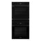 Whirlpool WOD52ES4MB Double Wall Ovens Black Front View