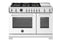 Bertazzoni PRO486BTFGMBIT Professional Ranges Bianco Front View