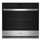 Whirlpool WOES5030LZ Single Wall Ovens Fingerprint Resistant Stainless Steel Front View