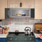KITCHENAID KMML550RJP Smart Low Profile Microwave Hood Combination with Dual Fan Ventilation Green