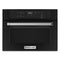KitchenAid KMBS104EBL Built-In Microwaves Black Front View