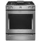KitchenAid KSDB900ESS Slide-In Ranges Stainless Steel Front View