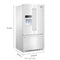 Maytag MFI2570FEW French Door Refrigerators White-On-White – Studio Shot