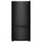 Whirlpool WRB322DMBB Bottom Freezer Refrigerators Black-On-Black Front View