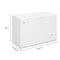 Whirlpool WZC5216LW Chest Freezers White – Studio Shot