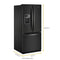 Whirlpool WRF560SEHB French Door Refrigerators Black – Detail Close-up