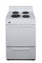 Premier ECK100OP Freestanding Ranges White Front View