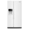 Whirlpool WRSC5536RW Side By Side Refrigerators White Front View