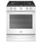 WHIRLPOOL WEG750H0HW 5.8 cu. ft. Smart Slide-in Gas Range with Air Fry, when Connected White