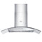 Midea MVG30W8AST Ducted Mount Hoods Stainless Steel Front View