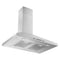 Whirlpool WVW93UC0LS Ducted Mount Hoods Stainless Steel – Side Profile