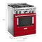 KitchenAid KFGC500JPA Professional Ranges Passion Red – Studio Shot