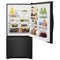 Whirlpool WRB322DMBB Bottom Freezer Refrigerators Black-On-Black – Studio Shot