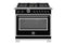 Bertazzoni HER366BCFEPNET Professional Ranges Nero Matt Front View
