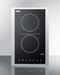 Summit CR2B15T1BTK15 Electric Cooktops 0 Front View