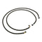 MAYTAG 8212638RC 6' braided washer fill hoses rated 1500+ PSI with two female connections, and built-in O-Rings - 2 pack Black