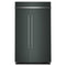 KITCHENAID KBSN748SJP 30 Cu. Ft. 48" Built-In Side-by-Side Refrigerator with Platinum Interior Green