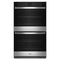 Whirlpool WOED5030LZ Double Wall Ovens Fingerprint Resistant Stainless Steel Front View