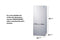 Summit FFBF151W Bottom Freezer Refrigerators 0 – Angle View