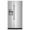 KitchenAid KRSF536RPS Side By Side Refrigerators Fingerprint Resistant Stainless Steel Front View