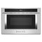 KitchenAid KMBD104GSS Built-In Microwaves Stainless Steel Front View