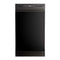 MIDEA MDF18A1ABB Built-In Dishwashers Black Front View