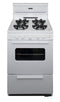 Premier SJK240OP Freestanding Ranges White Front View