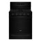 Whirlpool WFGS5030RB Freestanding Ranges Black Front View