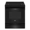 Whirlpool WEE515S0LB Slide-In Ranges Black Front View
