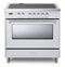 Verona VDFSIE365W Freestanding Ranges White Front View