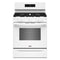 Whirlpool WFGS4530SW Freestanding Ranges White Front View