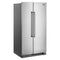 Maytag MSS25N4MKZ Side By Side Refrigerators Fingerprint-Resistant Stainless Finish – Detail Close-up