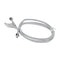 WHIRLPOOL 8212547RP Refrigerator Water Line Installation Kit, Gray, 5' flexible plastic hose with 1/4" fitting ends Gray