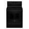 Whirlpool WFES3030RB Freestanding Ranges Black Front View