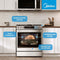 MIDEA MES30S2AST Slide-In Ranges Stainless Steel – Catalog Photo