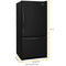 Whirlpool WRB329DMBB Bottom Freezer Refrigerators Black-On-Black – Catalog Photo