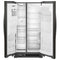 Whirlpool WRS555SIHV Side By Side Refrigerators Black Stainless – Studio Shot