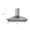 KitchenAid KVWB406DSS Ducted Mount Hoods Stainless Steel – Catalog Photo
