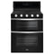 Whirlpool WGG745S0FE Freestanding Ranges Black Ice Front View