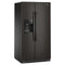 Whirlpool WRSF5536RV Side By Side Refrigerators Black Stainless Finish – Studio Shot