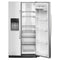 Whirlpool WRSF6536RZ Side By Side Refrigerators Fingerprint-Resistant Stainless Finish – Angle View