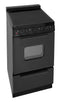 Premier EAS2X0BP Freestanding Ranges Black Front View