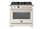 Bertazzoni HER366BCFEPAVT Professional Ranges Avorio Front View