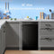 MIDEA MDF18A1ABB Built-In Dishwashers Black – Studio Shot