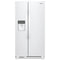 Whirlpool WRS315SDHW Side By Side Refrigerators White Front View